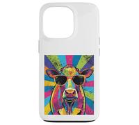 Cool Cow Pop Art For Men Women Dairy Farmer Farming Moo Cows Custodia per iPhone 13 Pro