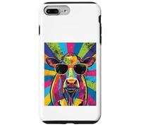 Cool Cow Pop Art For Men Women Dairy Farmer Farming Moo Cows Custodia per iPhone 7 Plus/8 Plus