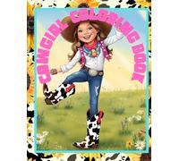 Cool cowgirl coloring book: Coloring pages for you Girls who want to be Cowgirls
