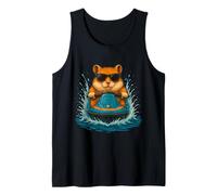 Cool criceto con occhiali da sole Pet Jet Ski Rider Summer Vibes Canotta