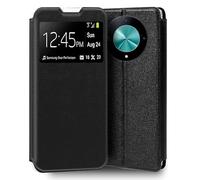 Cool Custodia Flip Cover per Honor Magic 6 Lite 5G Liso Nero