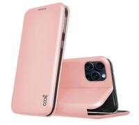 Cool Custodia Flip Cover per iPhone 15 Pro Elegance Ecopelle Rose Gold