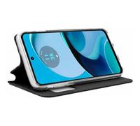 Custodia Flip Cover nera liscia e fantastica per Motorola Moto G14