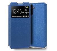 Cool Custodia Flip Cover per Samsung A556 Galaxy A55 5G Liscio Blu