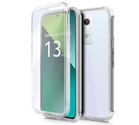 Cool Custodia Silicone 3D per Xiaomi Redmi Note 13 Pro 5G / Poco X6 5G (Trasparente Frontale + Posteriore)