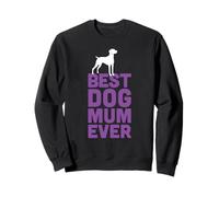 Cool Cute ungherese Vizsla Dog Lover - Best Dog Mum Ever Felpa