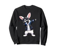 Cool Dabbing Bunny Divertente Coniglio Pasquale Compleanno Bambini Ragazzi Felpa