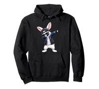 Cool Dabbing Bunny Divertente Coniglio Pasquale Compleanno Bambini Ragazzi Felpa con Cappuccio