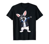 Cool Dabbing Bunny Divertente Coniglio Pasquale Compleanno Bambini Ragazzi Maglietta