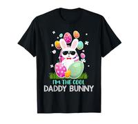 Cool Daddy Dad Kawaii Carino Bunny Egg Happy Easter Sunday Maglietta