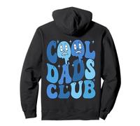 Cool Dads Club Groovy Logo Birthday Fathers Day Dad Daddy Felpa con Cappuccio
