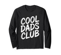 Cool Dads Club Umorismo papà Frasi Orgoglio Famiglia Maglia a Manica
