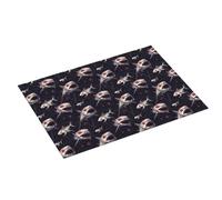 Cool Dark Shark Print - Tappetino scolapiatti per bancone della cucina, 45,7 x 61 cm, assorbente, in microfibra, tappetino antiscivolo con passante per appendere
