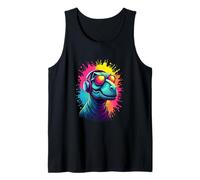 Cool Dino Vibes con Spruzzi di Colore Canotta