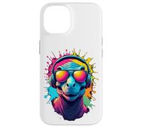Cool Dino Vibes Con Spruzzi Di Colore Custodia per iPhone 14