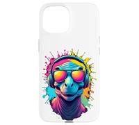 Cool Dino Vibes Con Spruzzi Di Colore Custodia per iPhone 15