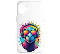 Cool Dino Vibes Con Spruzzi Di Colore Custodia per iPhone 16 Plus