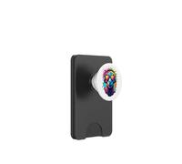 Cool Dino Vibes Con Spruzzi Di Colore PopSockets PopWallet per MagSafe