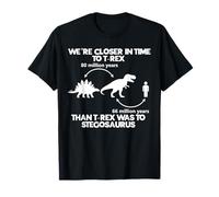 Cool Dinosaur Stuff T-Rex Stegosaurus Prehistoric Science Maglietta