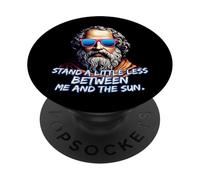 Cool Diogenes Citazione - Divertente Filosofo Scherzo - Meme Storia PopSockets PopGrip Adesivo