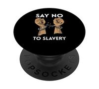 Cool dire no alla schiavitù e mettere dei frullati PopSockets PopGrip Adesivo