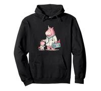 Cool Doc Unicorno con Medicine Bag Costume Felpa con Cappuccio