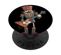 Cool Docking Schiaccianoci con Chitarra Elettrica PopSockets PopGrip Adesivo
