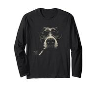 Cool Dog Smoking Occhiali da Sole Retro Pop Art Canine Design Maglia a Manica