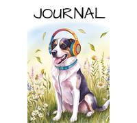 Cool Dog Wearing Headphones Journal (Notebook, Diary): Lined Notebook for Notes, Journaling, Lists, & More Created Especially for Dog Lovers | 6x9 inches | 120 pages