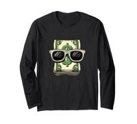 Cool Dollar Bill Cartoon Costume per Ragazzi e Ragazze Maglia a Manica