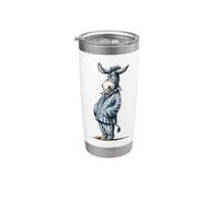 Cool Donkey in Sleepwear per pigiama e asini Bicchiere termico in acciaio inox doppia parete