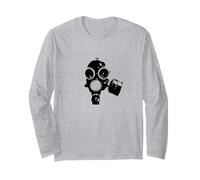 Cool Doomsday Apocalypse Armageddon Maschera Antigas Maglia a Manica