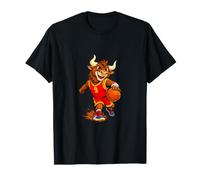 Cool Dribbling Basketball Player Sports Graphic Art Maglietta