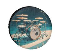Cool Drums - Set di coprisedili di ricambio per pneumatici da rimorchio, universali, impermeabili, per rimorchi, camion, caravan, SUV, 24-36 pollici (adatto a