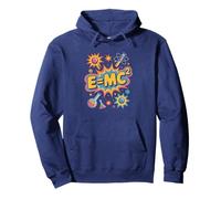 Cool E=MC2 Divertente Comic STEM Team Insegnante Impara Geek Tech Camp Felpa con Cappuccio