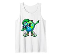Cool Earth Dabbing Divertente Pianeta Dab Giornata della Terra Ecologia amanti Canotta