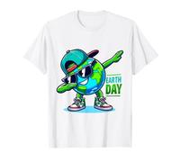 Cool Earth Dabbing Divertente Pianeta Dab Giornata della Terra Ecologia amanti Maglietta