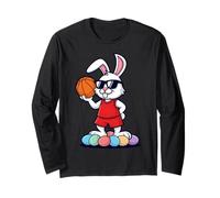 Cool Easter Bunny Giocare Basket Occhiali da Sole Maglia a Manica