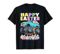 Cool Easter Shirts Ragazzi Monster Truck Happy Tee Maglietta
