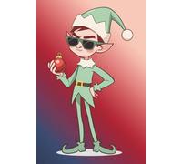 Cool Elf Dot Grid Notebook | 200 Pages | Funny Christmas Journal for Teens, Adults & Creatives: Stylish holiday-themed dotted notebook with a quirky ... doodling, or Christmas gift-giving