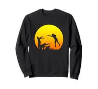 Cool Fencer Fighting Zombies Scherma Divertente Halloween Speciale Felpa