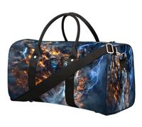 Cool Fierce Tiger, borsone da viaggio per donne, uomini, ragazze, ragazzi, weekend, pernottamento, 22,7 l, borsa da cabina per sport, palestra, yoga, Colore, 22.7L, Organizer per borse