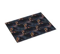 Cool Fire Mountain Dragon - Tappetino scolapiatti grande per bancone della cucina, 45,7 x 61 cm, in microfibra, assorbente, per bancone della cucina, antiscivolo, con passante per appendere