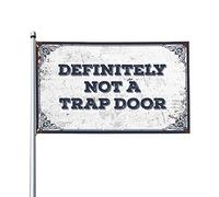 Cool Flags For Guys Definitely Not A Trap Door Flag Flags Decorative House Flags Boat Flag (30 x 45 cm)