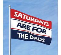 Cool Flags For Man Cave Saturdays Are For The Dads Bandiera Autunno Bandiera Giardino Università Bandiere (120 x 180 cm)