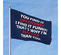 Cool Flags For Man Cave You Find It Offensive I Find It Flag Fall Flag Garden College Room Flags (152 x 244 cm)