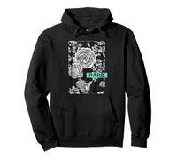 Cool Floral Paris Illustrazione Grafica Disegni Outfit Style Felpa con Cappuccio