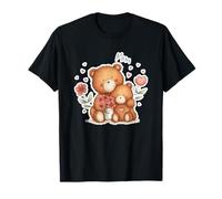 Cool Flower Teddy Bear Costume per Mamme e Madri Maglietta