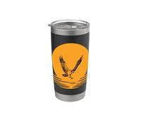 Cool Flying Osprey Birdwatching Regalo Uomini Donne Bambini Giovani Bicchiere termico in acciaio inox doppia parete