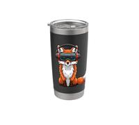 Cool Fox VR Gamer Design con auricolare Bicchiere termico in acciaio inox doppia parete